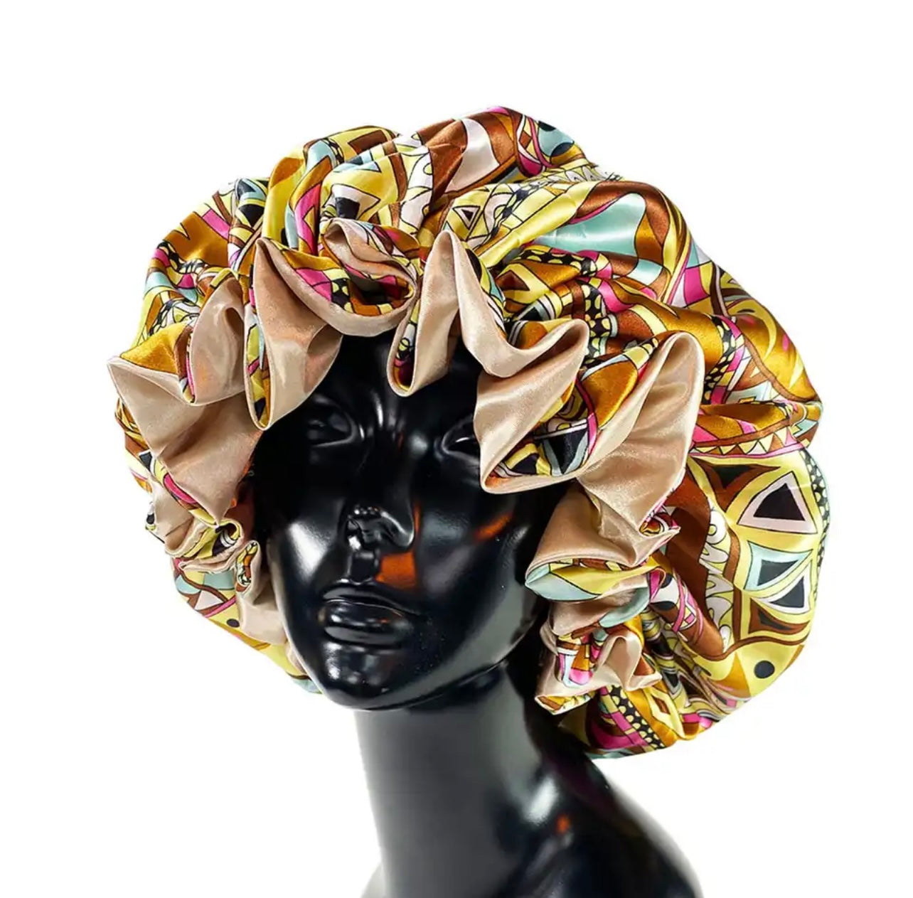 Satin Printed Bonnets