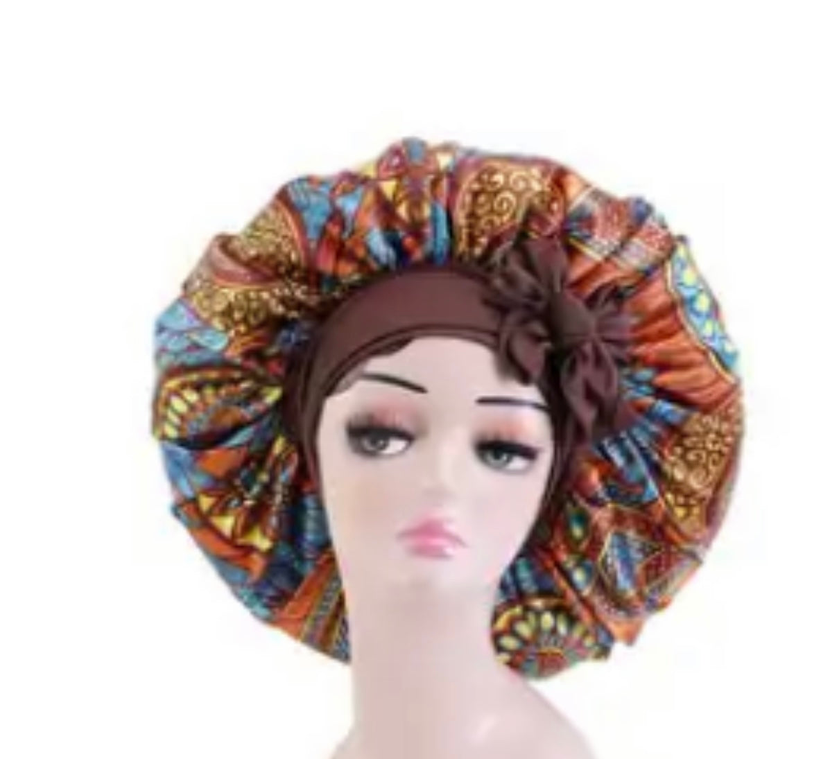 Satin Printed Bonnets