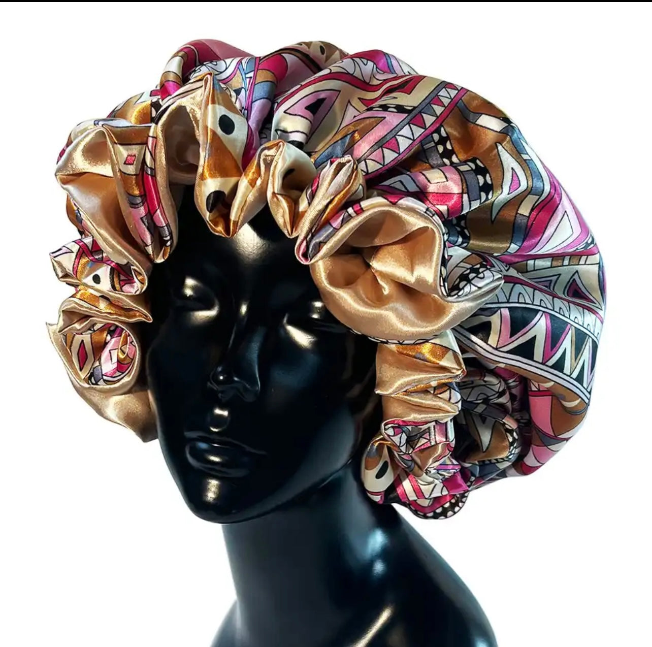 Satin Printed Bonnets